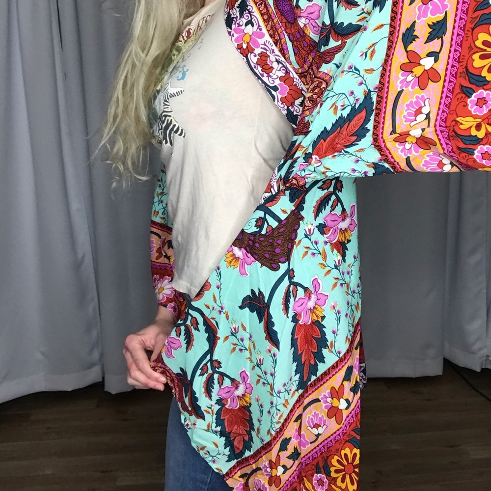 Umgee NWT Boutique Kimono Boho Art Deco - Picture 13 of 15